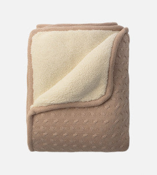 Sherpa Bamboo Knit Throw