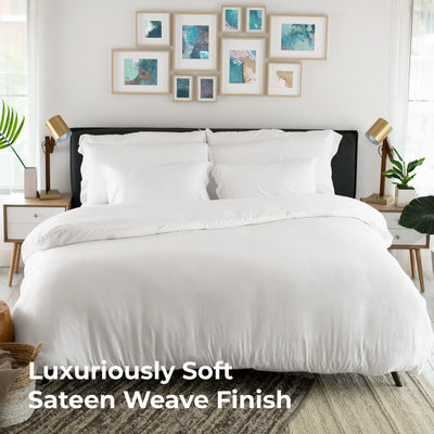Cariloha Bamboo Sateen Duvet Cover