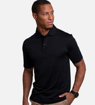 Bamboo Performance Jacquard Polo