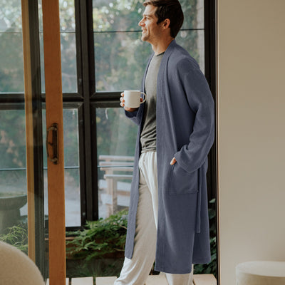 Cariloha Bamboo Waffle Knit Robe Unisex