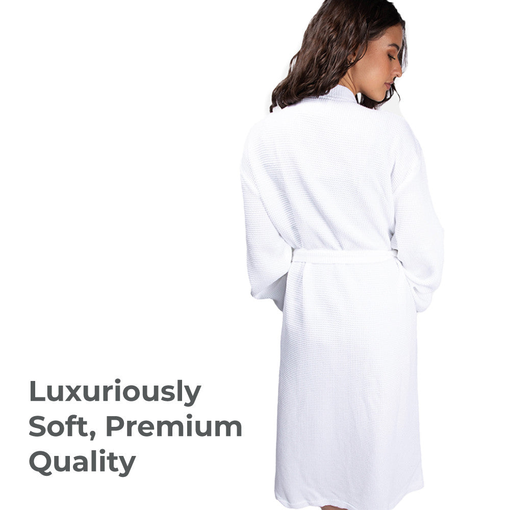 Cariloha Bamboo Waffle Knit Robe Unisex