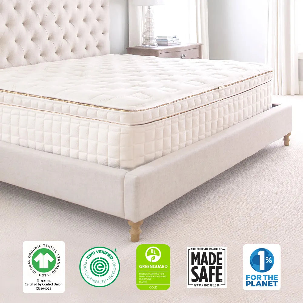 Naturepedic EOS Organic Pillow Top Mattress Luxurious Comfort