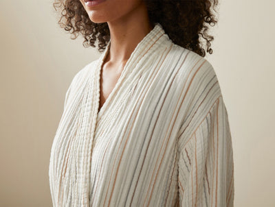 Women's Matelassé Organic Robe